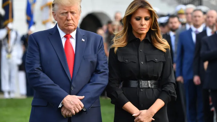 Trump je imao gust raspored putovanja, a on nikad ne nosi masku...