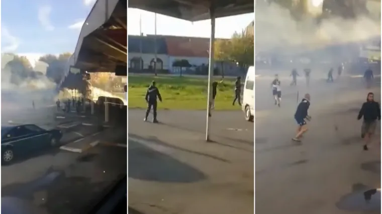 Torcida&scaron;i i Boysi napravili kaos na kolodvoru