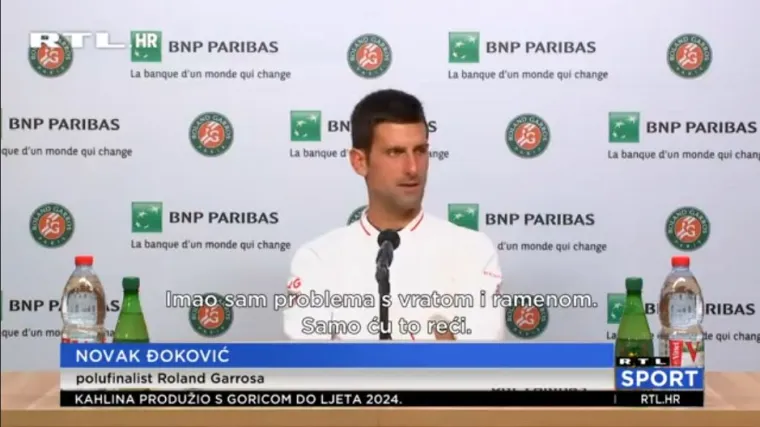 Nove kontroverze oko Đokovića i liječničke pomoći: 'Imam problema s vratom i ramenom, ne želim otkrivati previ&scaron;e'