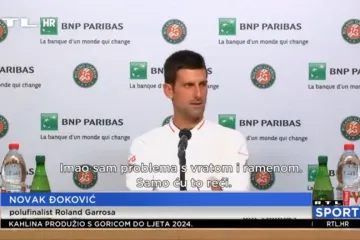 Nove kontroverze oko Đokovića i liječničke pomoći: 'Imam problema s vratom i ramenom, ne želim otkrivati previ&scaron;e'