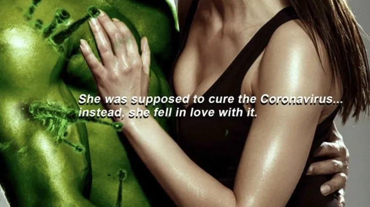 U suludom zapletu znanstvenica se zaljubi u koronu, morate vidjeti kako 'tip' izgleda