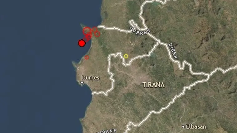 Bio je jačine 4,2 Richtera, a epicentar mu je bio u Jadranskom moru, 40-ak kilometara od Tirane