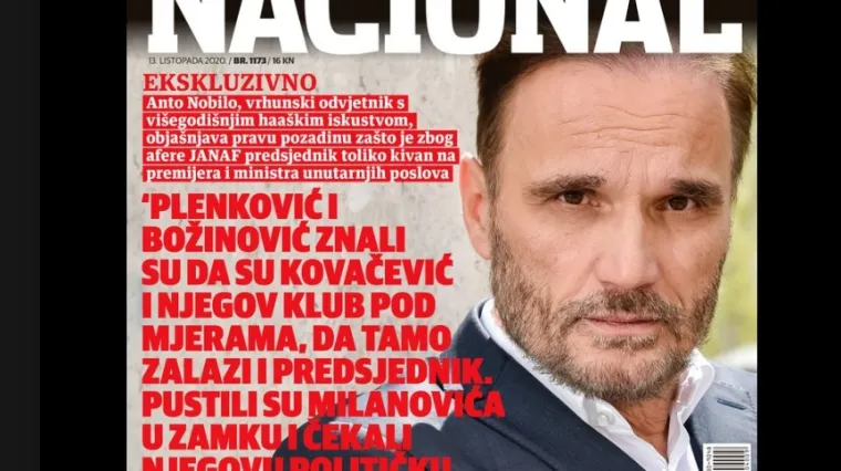 'Plenković i Božinović su znali da su Kovačević i klub pod mjerama i da tamo zalazi predsjednik. Pustili su ga u zamku'