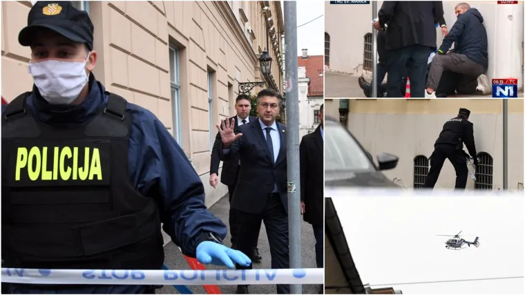 Ranjen je u ruku i u obje strane trupa, čula se rafalna paljba; Počinitelj se ubio