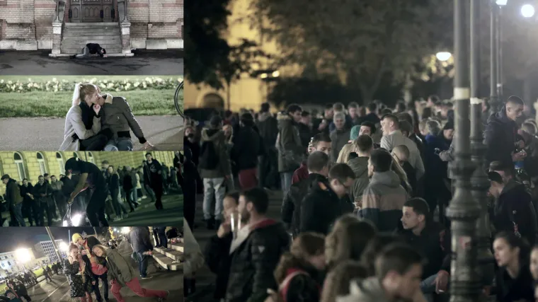 Plato ispred HNK i noćas je bio popri&scaron;te masovnog tuluma, pogledajte kako je to izgledalo