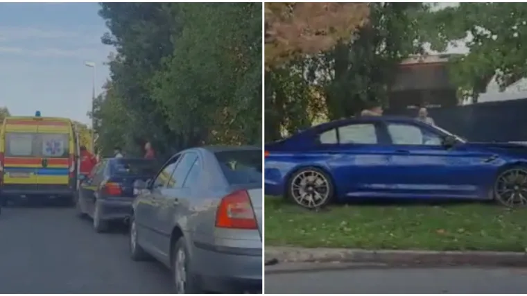 VIDEO Te&scaron;ka nesreća u Dubravi: Sudarila se četiri automobila, jedna osoba prevezena u bolnicu