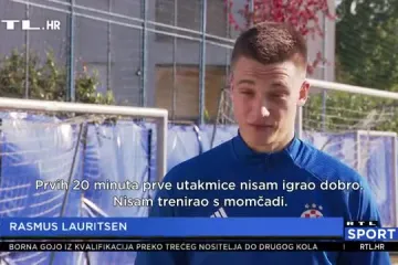 Lauritsen je drugi Danac u povijesti Dinama: 'Siguran sam da ću pokazati da sam jako dobar igrač'