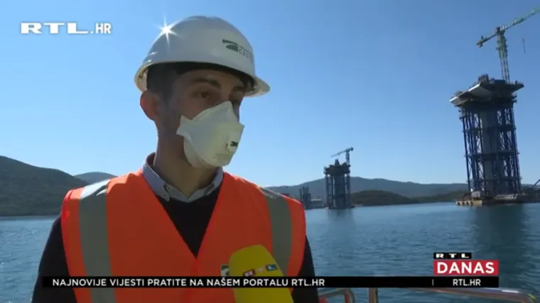 Radovi na Pelje&scaron;kom mostu u punom su pogonu unatoč pandemiji