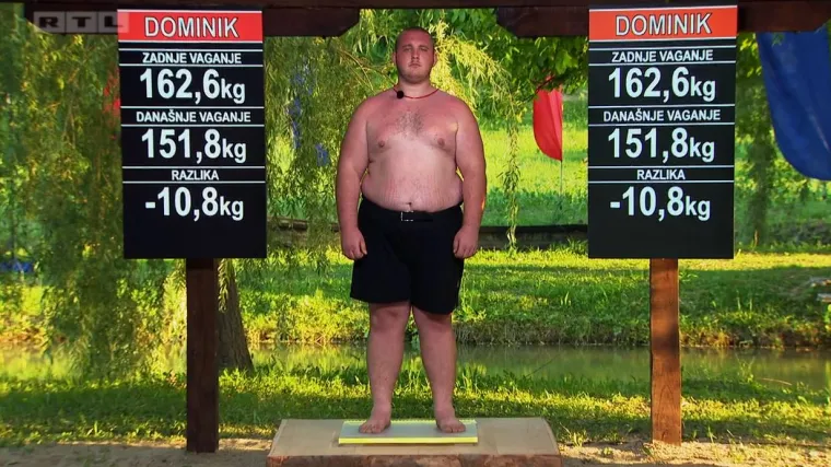 Dominik je nakon prvog ciklusa skinuo skoro 11 kilograma!
