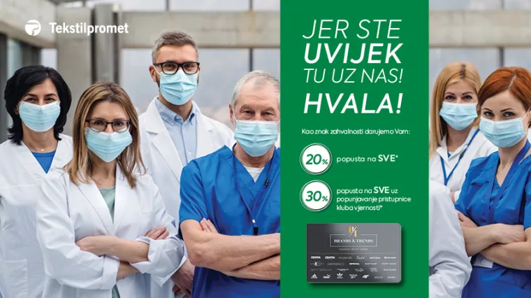 Jer ste uvijek tu uz nas! HVALA!