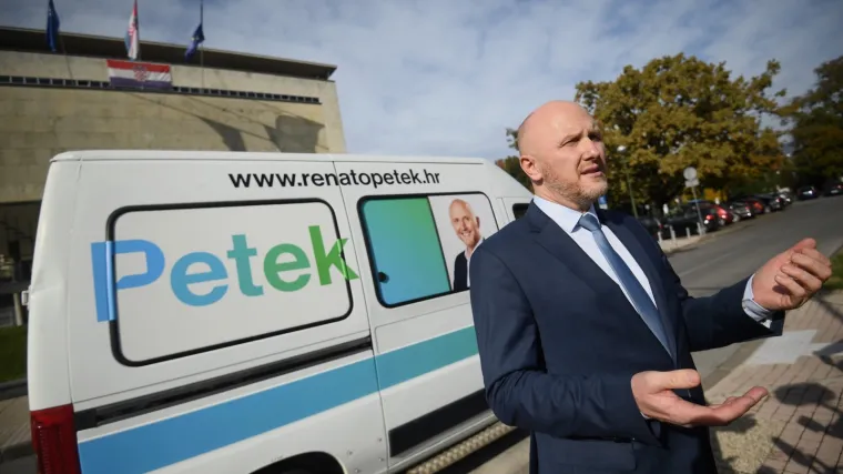 Ured će imati u kombi vozilu biv&scaron;e Hitne pomoći: Petek najavio kandidaturu za gradonačelnika Zagreba