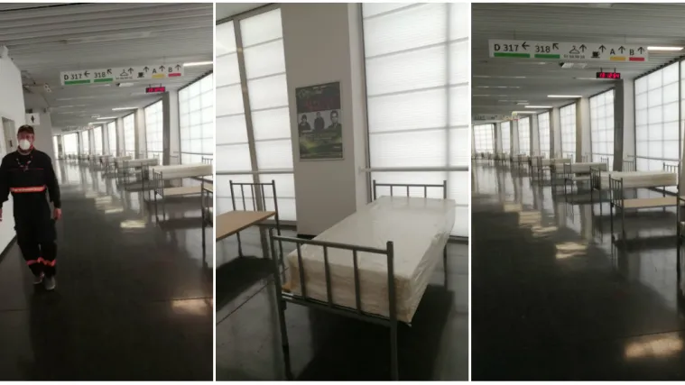 Ovo je Arena Zagreb od danas: Covid kreveti, boce s kisikom i podsjetnik na Depeche Mode