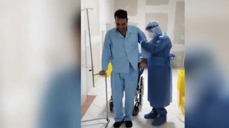 Nakon 40 dana borbe s koronom ponovno uči hodati. Ne daju mu toplice - jer &scaron;ifra Covid ne postoji!