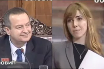 Njenom nastupu nije odolio ni Dačić koji se cijelo vrijeme smješkao