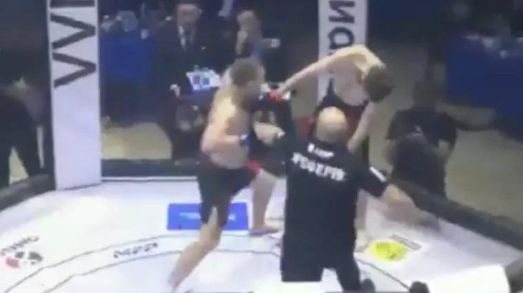 Udarac ga je skroz iskrivio, onesvijestio se, ali je ostao stajati na nogama