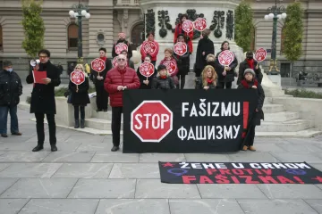 STOP FAŠIZMU! Održali akciju povodom Međunarodnog dana borbe protiv fašizma i antisemitizma