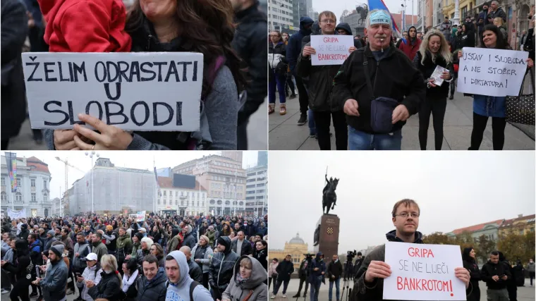 'Dosta je': Prosvjed zgrozio dobar dio javnosti, iz policije poručuju da se nije mogao zabraniti