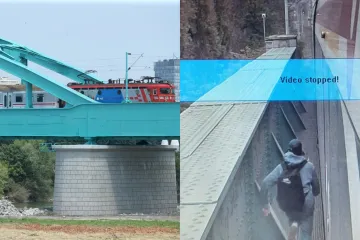 Dobro je sve prošlo: Djeca hodala po Hendrixovom mostu u Zagrebu, strojovođa u posljednji tren zakočio