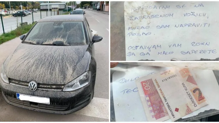 Iznenadila ga poruka na prljavom autu: 'Ovo &scaron;to sam danas doživio - nisam dugo!'
