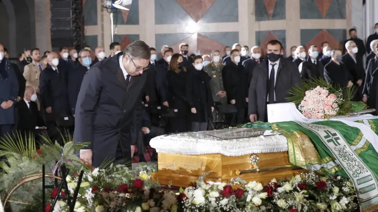 Patrijarh Irinej pokopan u kripti Hrama Svetog Save u Beogradu