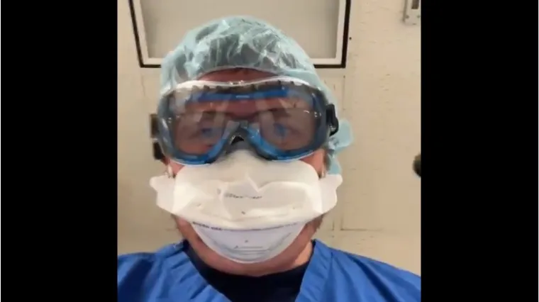 Liječnik objavio snimku kako izgleda kad se umire od covida: 'Ovako je to kad di&scaron;ete 40 puta u minuti'