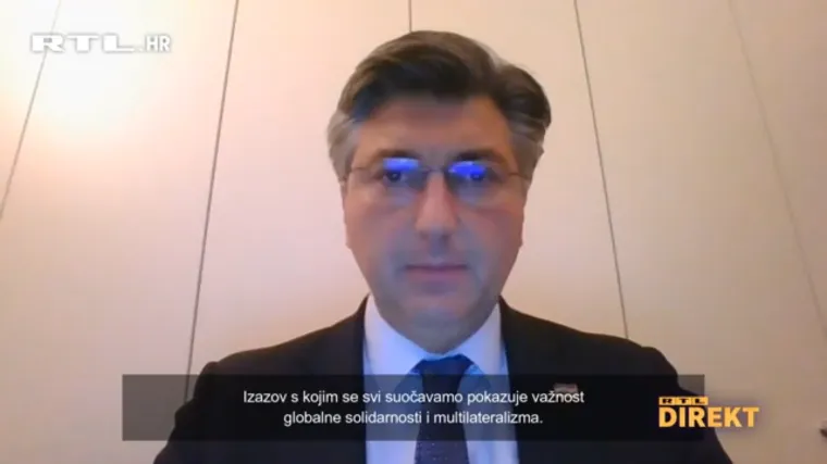Plenković sudjelovao na izvanrednoj skupštini UN-a o Covidu