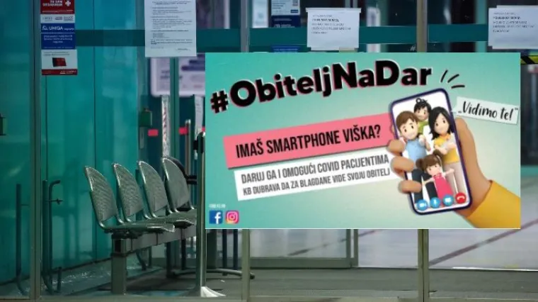 I vi možete pomoći! Volonteri će u KB Dubrava omogućiti Covid pacijentima da vide svoje najdraže putem videopoziva
