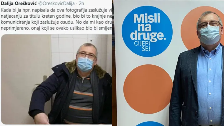 Orešković o Capaku: 'Da mi kao društvo reagiramo na neprimjereno, onaj koji se ovako uslikao bio bi smijenjen'