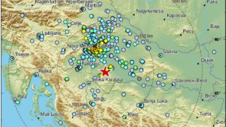 Potres kod Petrinje snažno se osjetio u Zagrebu, ljudi su u &scaron;oku: 'Nikad se nisam brže digao iz kreveta'