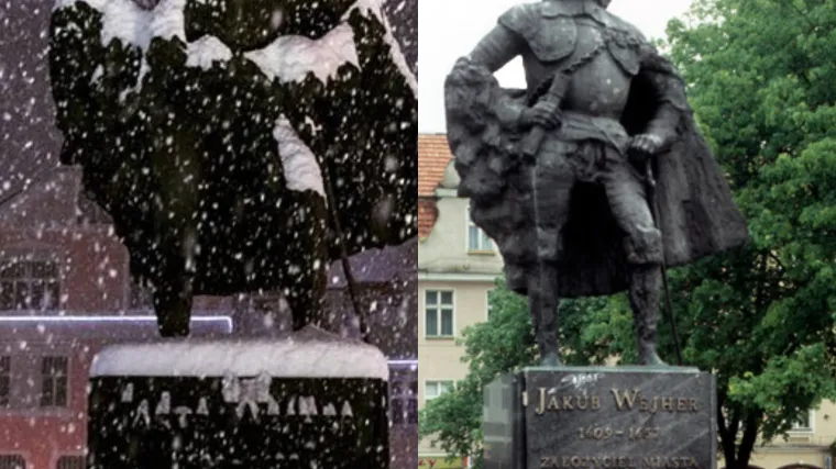 Veći dio godine je to običan kip, ali s prvim pahuljama otkriva svoju mračnu stranu