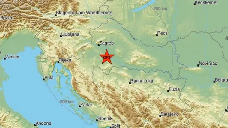 Osjetila se tri nova potresa kod Siska, prvi je bio magnitude 3.9! EMSC: 'Do sada 22 potresa u zadnjih 37 sati'