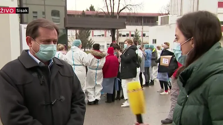 Ravnatelj sisačke bolnice: Situacija je i dalje vrlo te&scaron;ka, ali organizirali smo se i jedan dio radi te primamo bolesnike