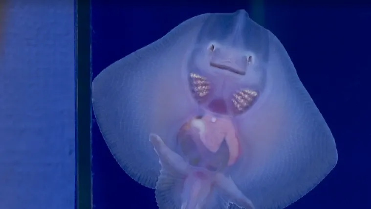 Srećko je bio pravo čudo ove godine u Puli: Prva raža kamenica u Aquariumu