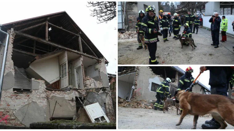 FOTO Vatrogascima javili da se sru&scaron;ila kuća u kojoj su žena i dijete. Na sreću, bio je lažni alarm