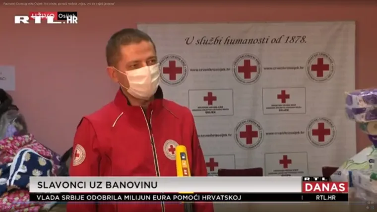 Ravnatelj Crvenog križa Osijek: 'Ne brinite, pomoći možete uvijek, ovo će trajati tjednima'