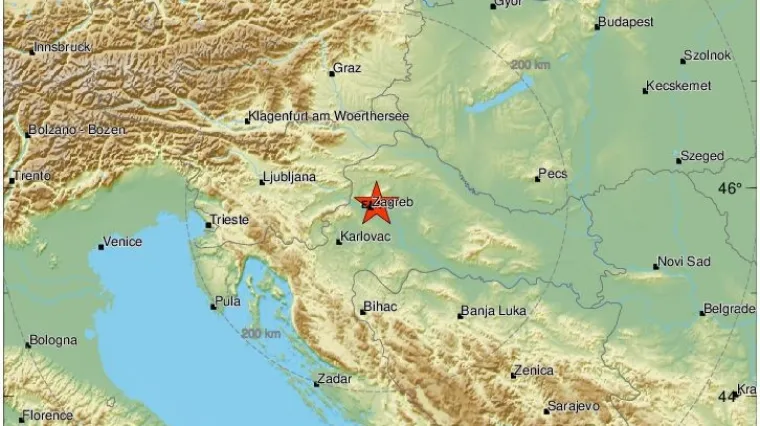 Epicentar je ovaj put bio na zagrebačkom području: 'Dobro je streslo'