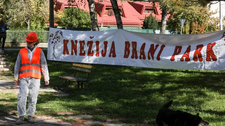 Stanovnici zagrebačke Knežije "obranili" svoj park: Poručili su neće odustati od praćenja građevinskih projekata