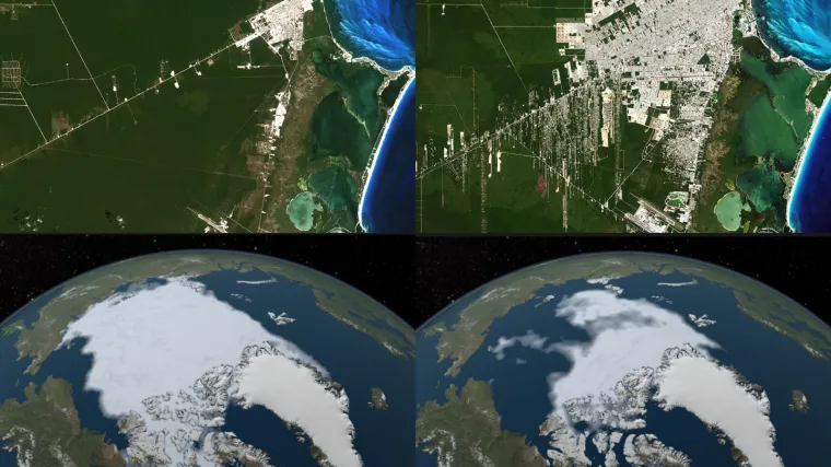 Satelitske snimke otkrivaju zastra&scaron;ujuće i tužne razmjere klimatskih promjena