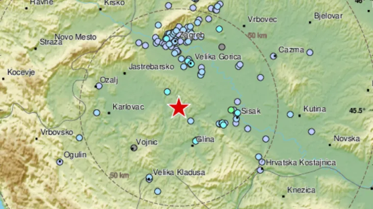 Tlo se u nekoliko minuta dva puta zatreslo