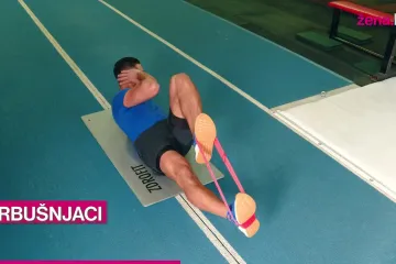 Vježbaj kod kuće s Ivanom: Kružni trening s gumenim trakama