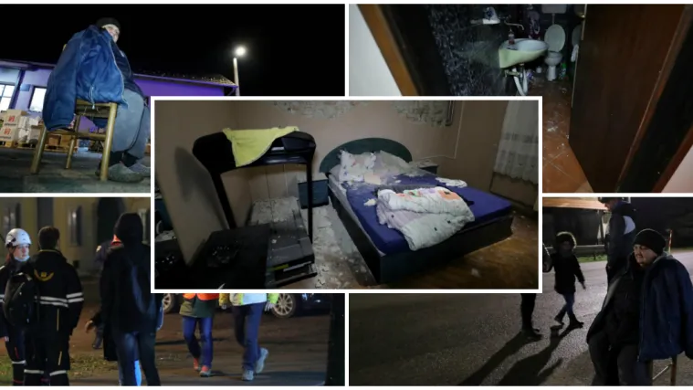 FOTO Novi jaki potres napravio nove &scaron;tete u Petrinji, stanovnici u strahu iza&scaron;li na ulice!