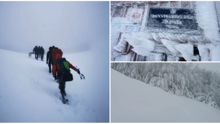 FOTO Oprez ako idete u planine! &Scaron;estorica planinara izgubila se u snježnoj mećavi