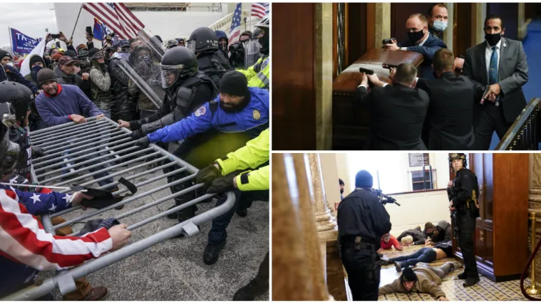 Kaos u američkom Kongresu! Trumpovi prista&scaron;e upali u zgradu Kapitola, ubijena jedna žena. U Washingtonu uveden policijski sat