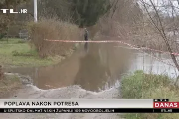 Nakon potresa, prijete im i poplave: Stanovnici Letovanića nemaju prilaznu cestu pa im rijeka teče u kuću