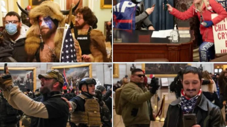 Policija objavila fotografije Trumpove rulje za kojima traga nakon nasilnog upada u Kapitol. U cijelu priču uključio se i FBI