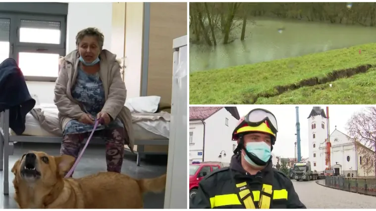 Dan na potresom pogođenom području: Evakuacija iz vojarne, stabilizirani nasipi, ru&scaron;enje tornja katedrale...