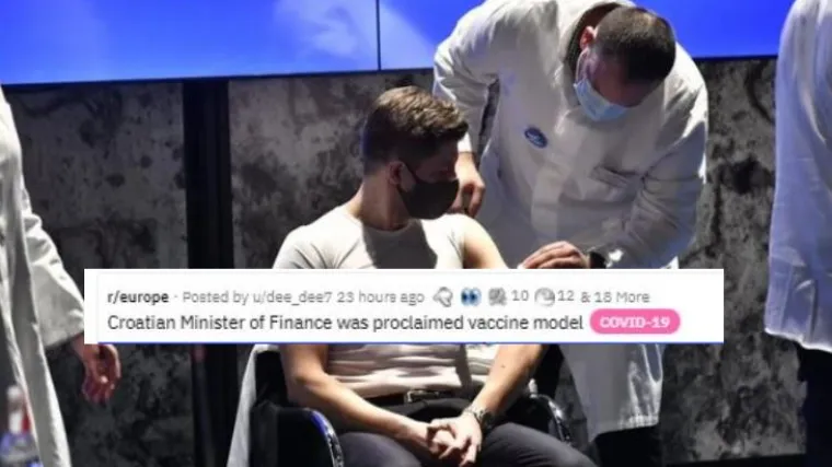 Za ministrom Marićem sada luduju žene diljem svijeta: 'Model za cijepljenje, selim se u Hrvatsku'