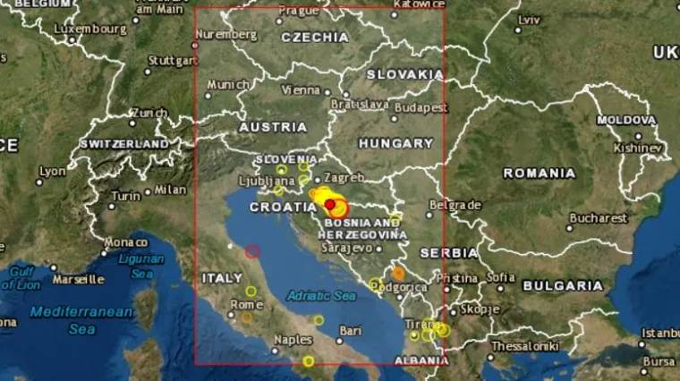 Podrhtavanje od 3.8 po Richteru osjetilo se na &scaron;irem području Petrinje