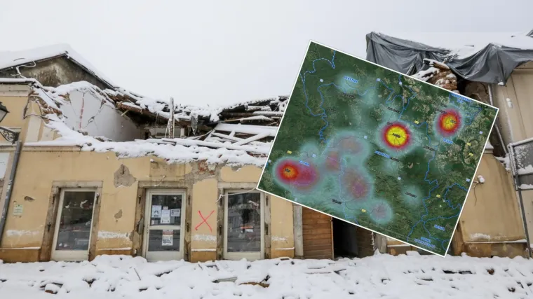 Pregledano vi&scaron;e od 15.000 zgrada, vi&scaron;e od 2000 dobilo crvenu naljepnicu: Karta prikazuje gdje ih je najvi&scaron;e!