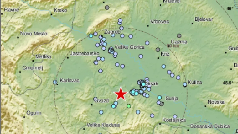 Novi potres nešto prije 8 sati bio je jačine 3,2 po Richteru, ali nije to bilo jedino podrhtavanje...